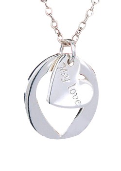 Ketting stamped 035 Heart
